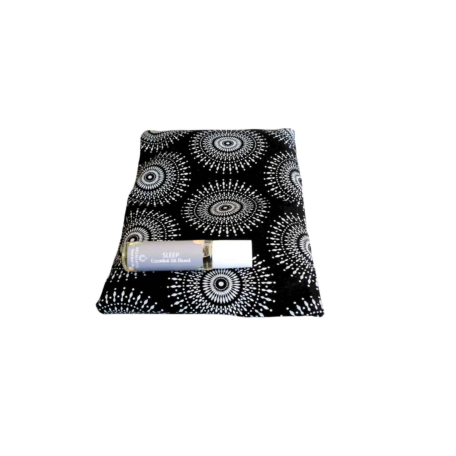 300g AromaHeat Eye Pillow - Black Shwe Shwe Sleep