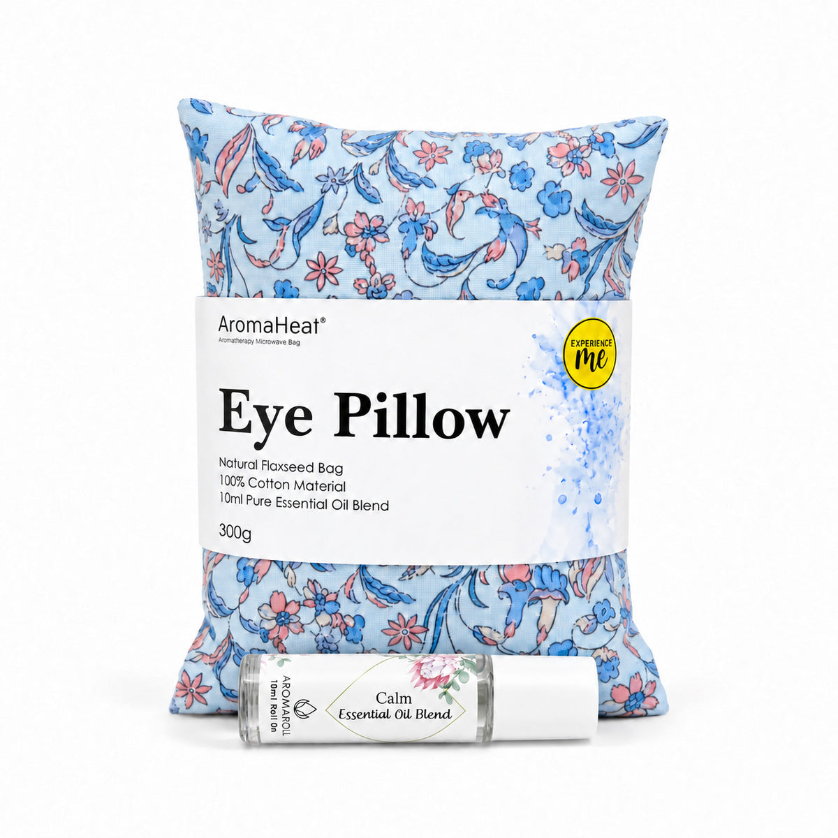 300g AromaHeat Eye Pillow - Blue & Pink Liberty Calm
