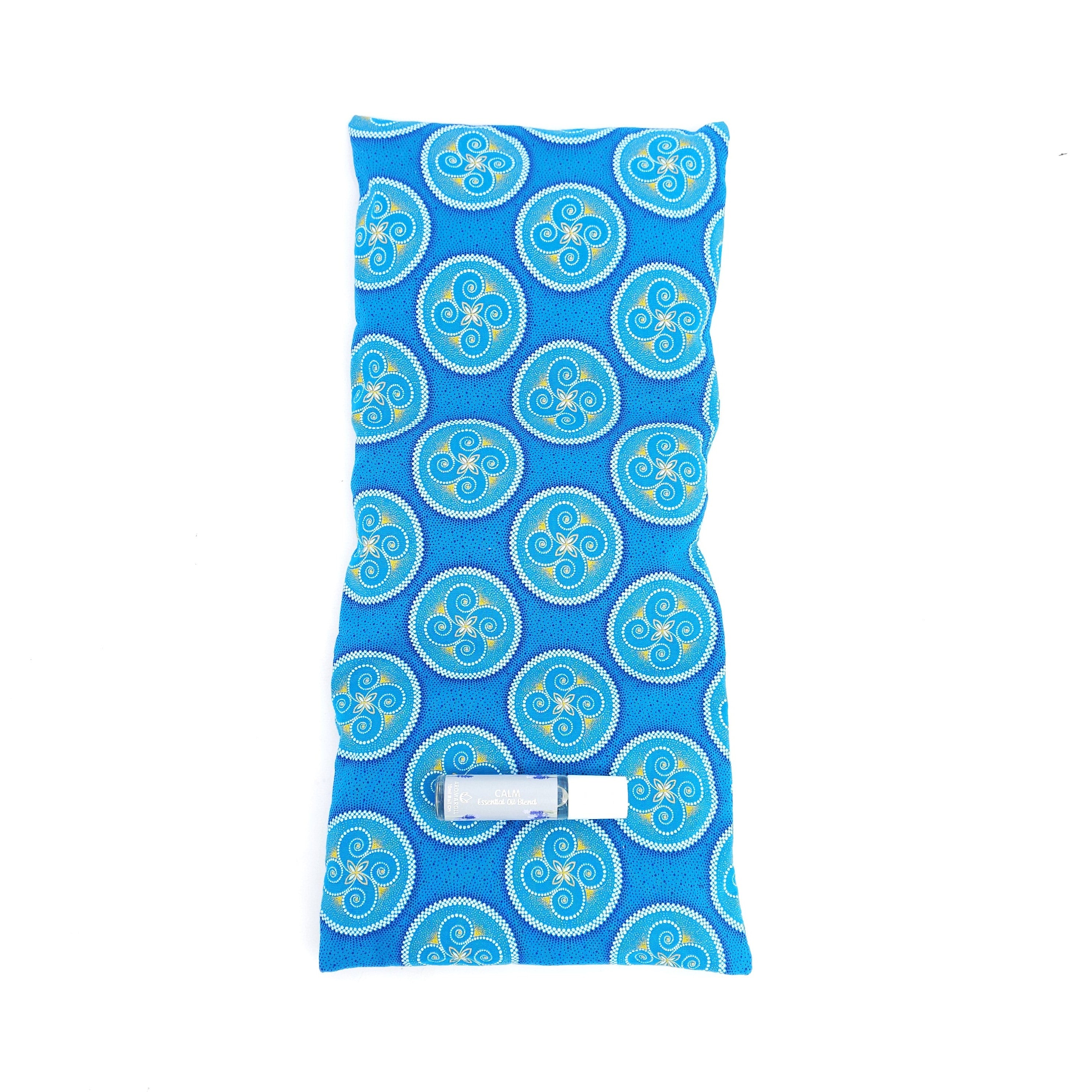 AromaHeat Calm Microwave Bag - Shweshwe Blue