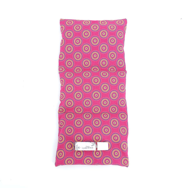 AromaHeat Happy Microwave Bag - Shweshwe Pink