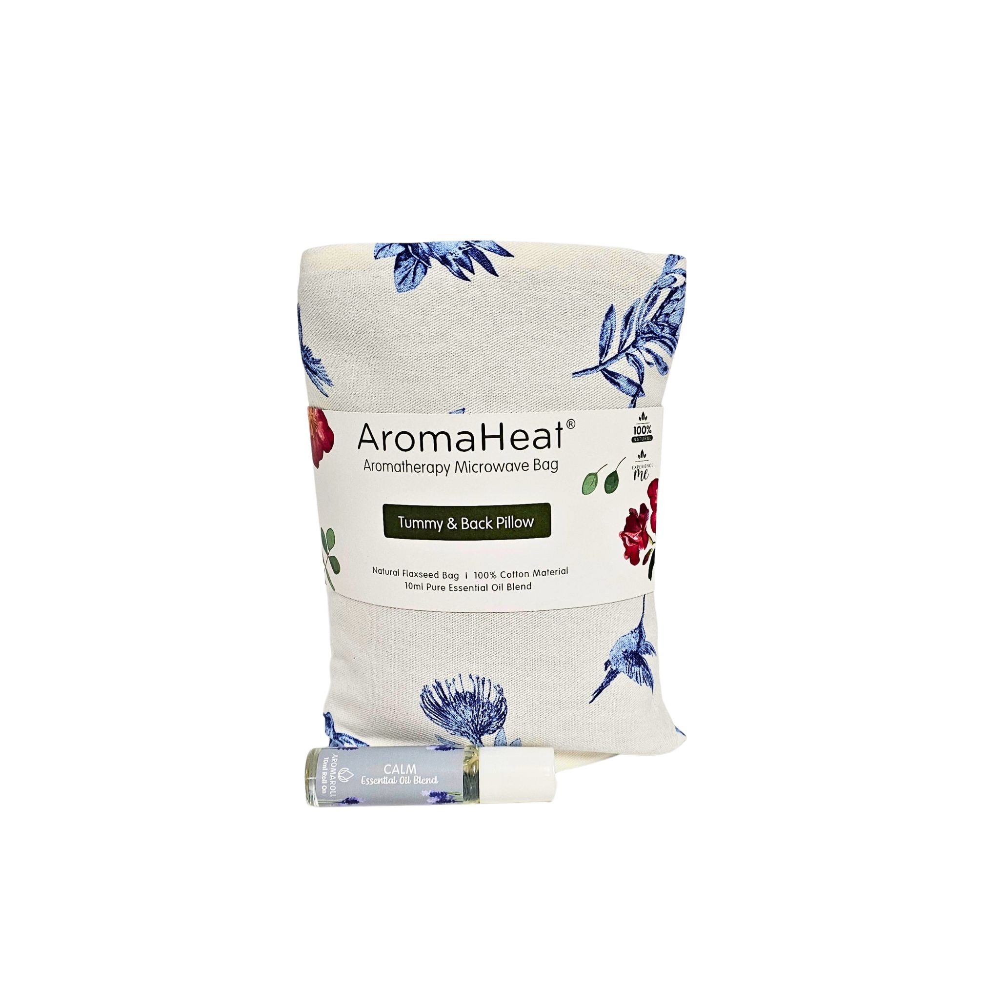 AromaHeat 900g Microwave Bag - Blue & White Protea Calm
