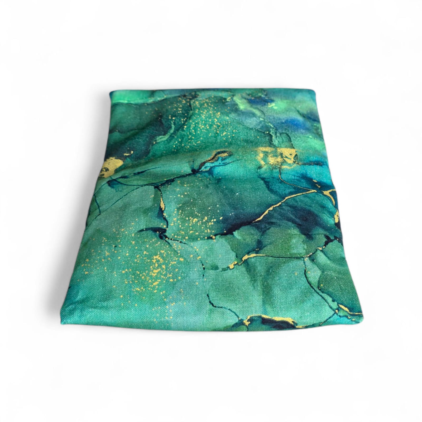 300g AromaHeat Eye Pillow - Green & Gold Relief