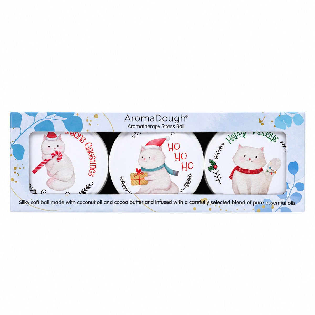 Aromadough Christmas Cats - 3 Pack