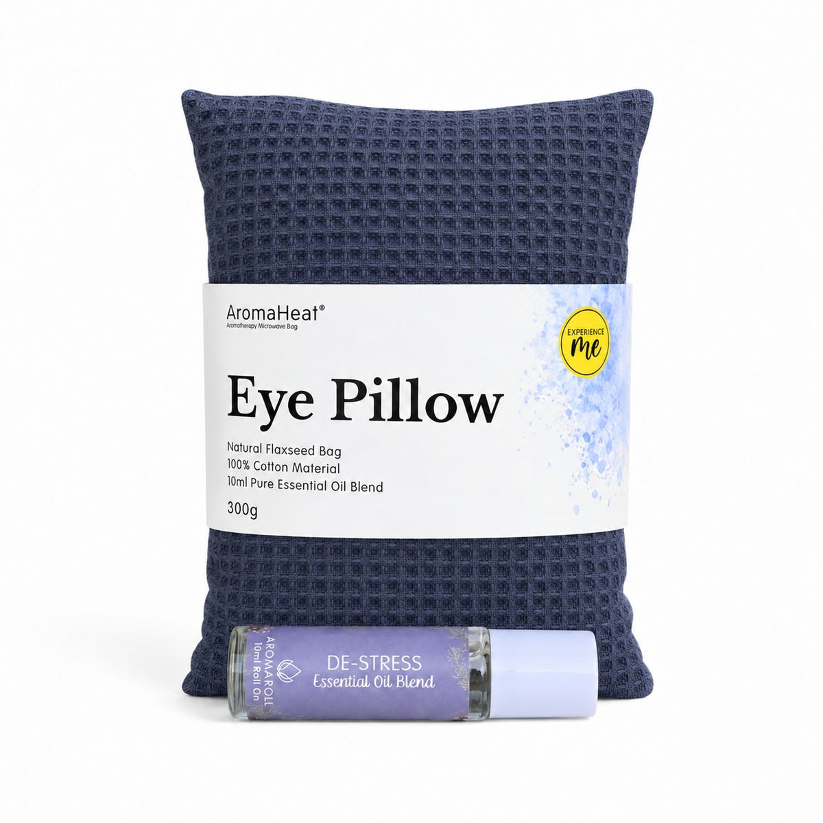 300g AromaHeat Eye Pillow - Charcoal Waffle Weave
