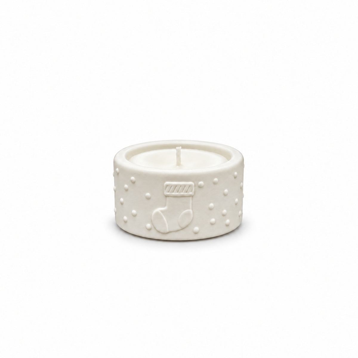 Festive Tealight Candle - Christmas Stocking