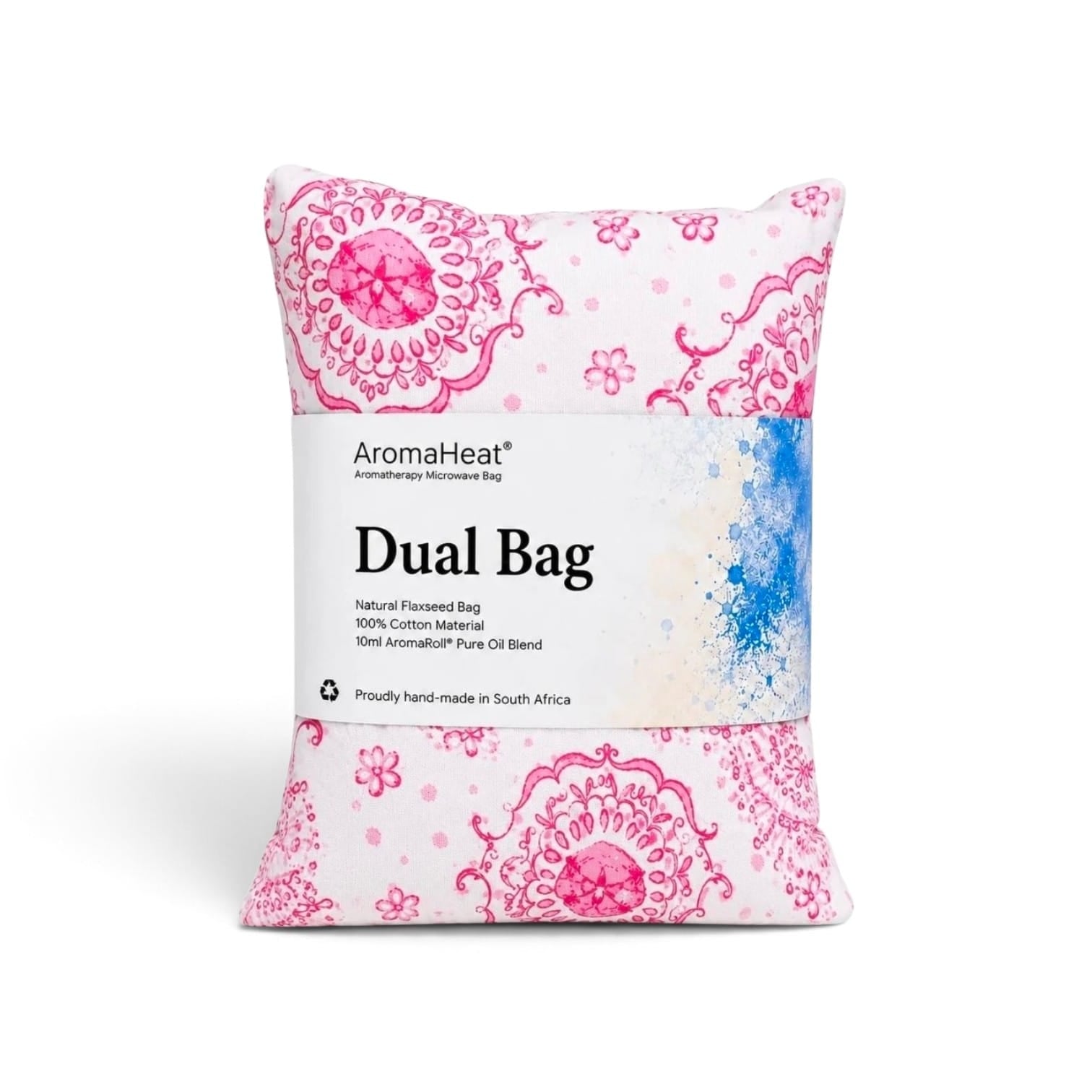 AromaHeat 900g Microwave Bag - Pink Flowers Happy
