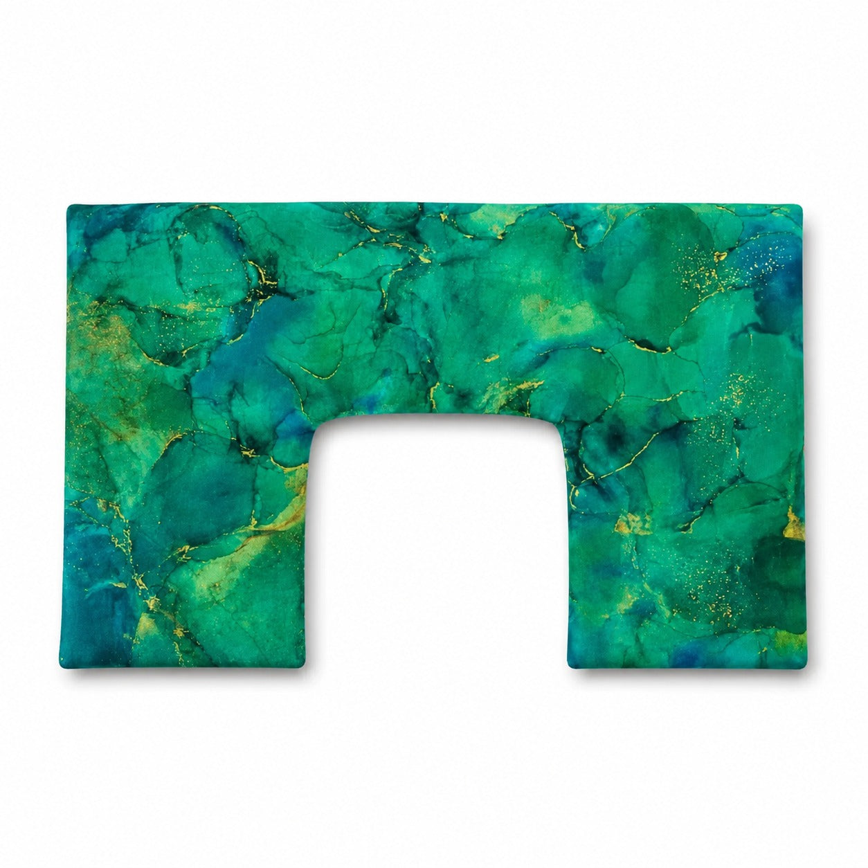 AromaHeat Neck and Shoulder Microwave Bag - Green & Gold Relief