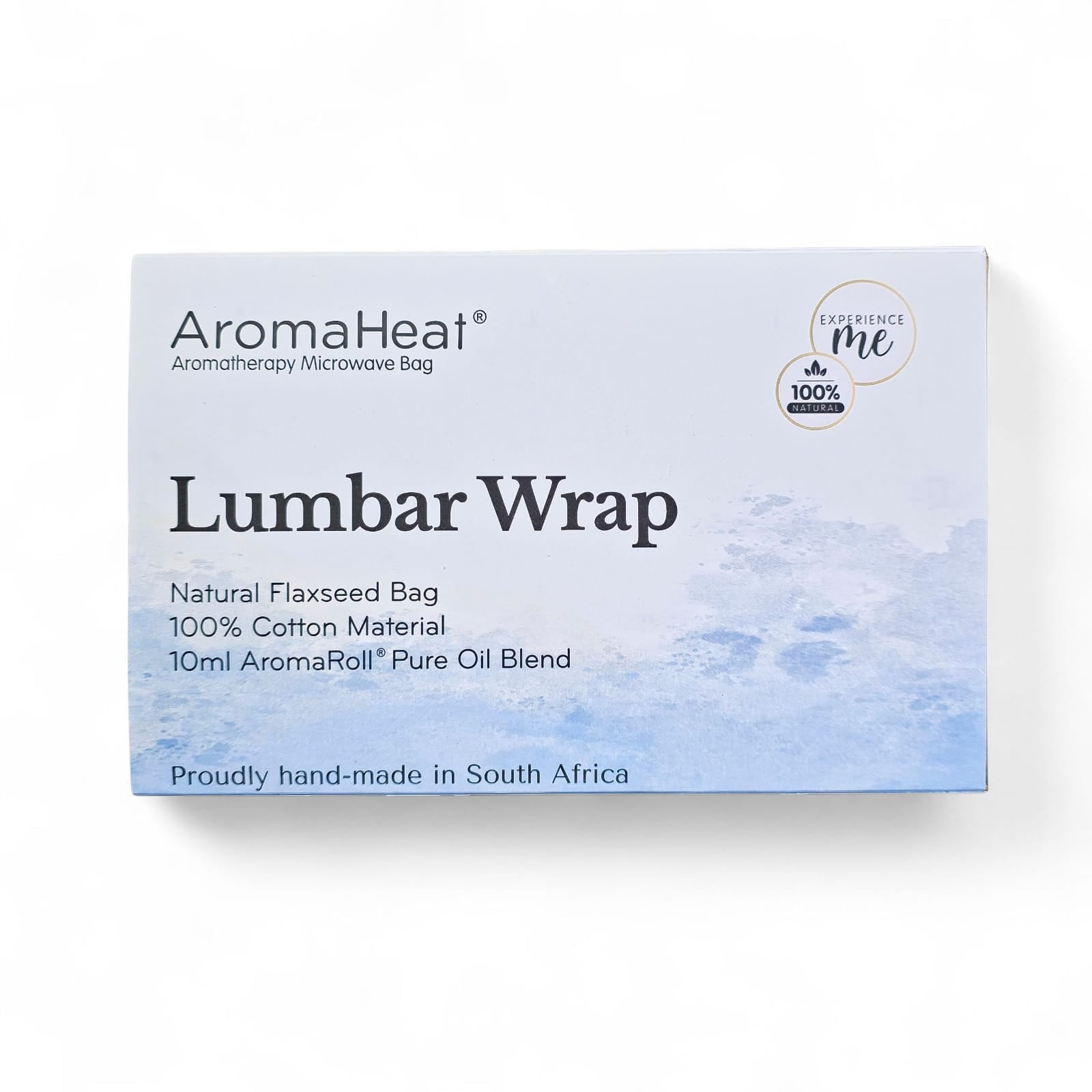 AromaHeat Lumbar Wrap Microwave Bag - Blue Protea
