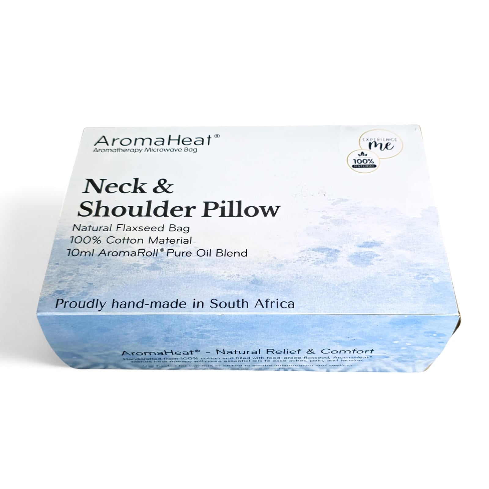 AromaHeat Neck and Shoulder Microwave Bag - Green & Gold Relief