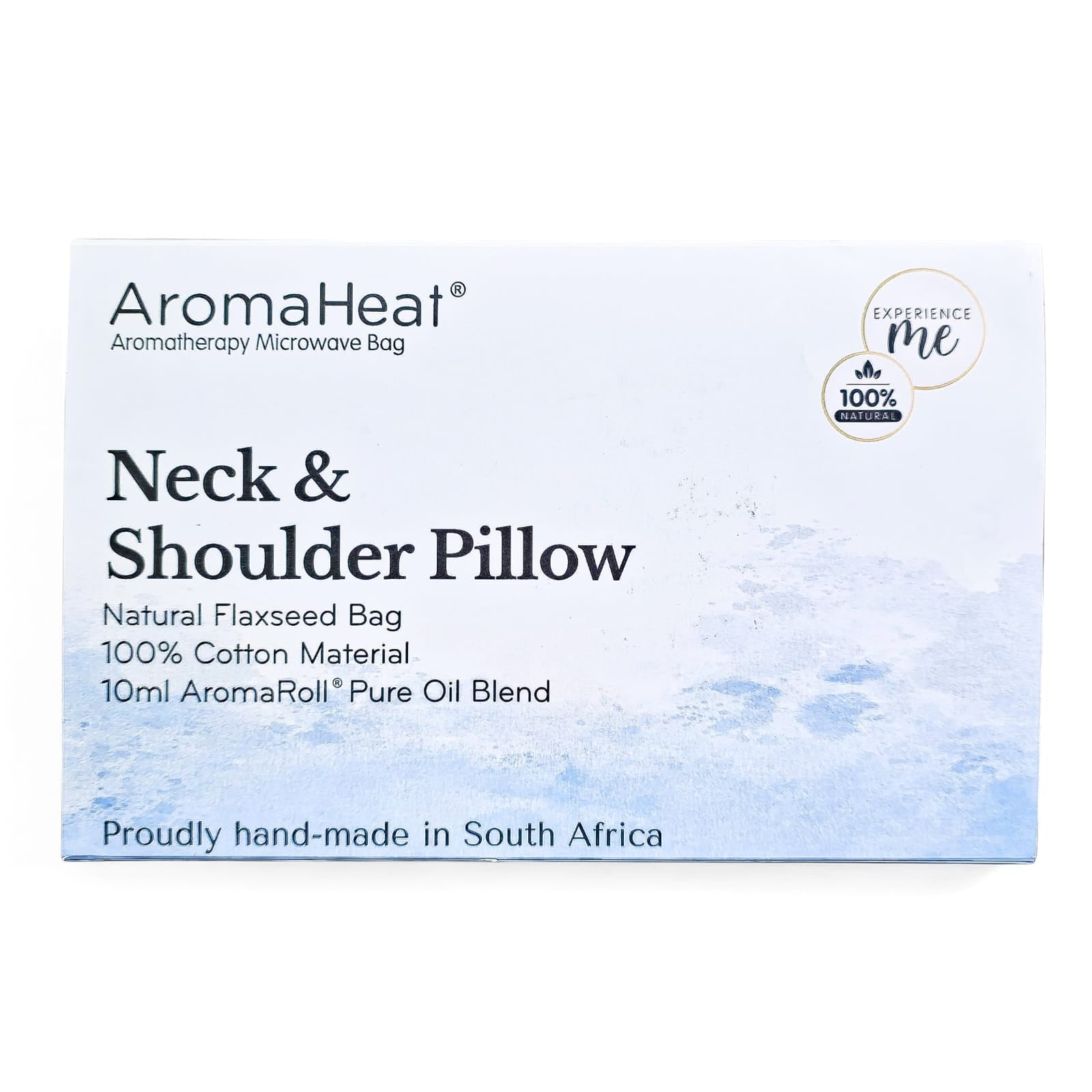 AromaHeat Neck and Shoulder Microwave Bag - Green & Gold Relief