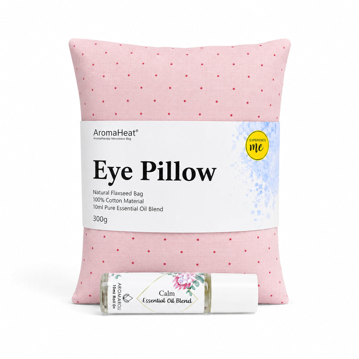 300g AromaHeat Eye Pillow - Pink Whisper Calm