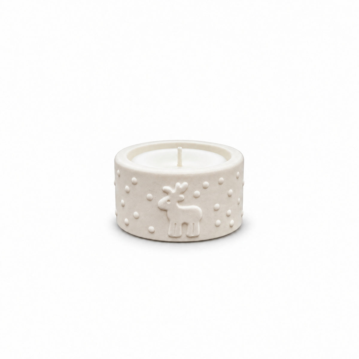 Festive Tealight Candle - Reindeer