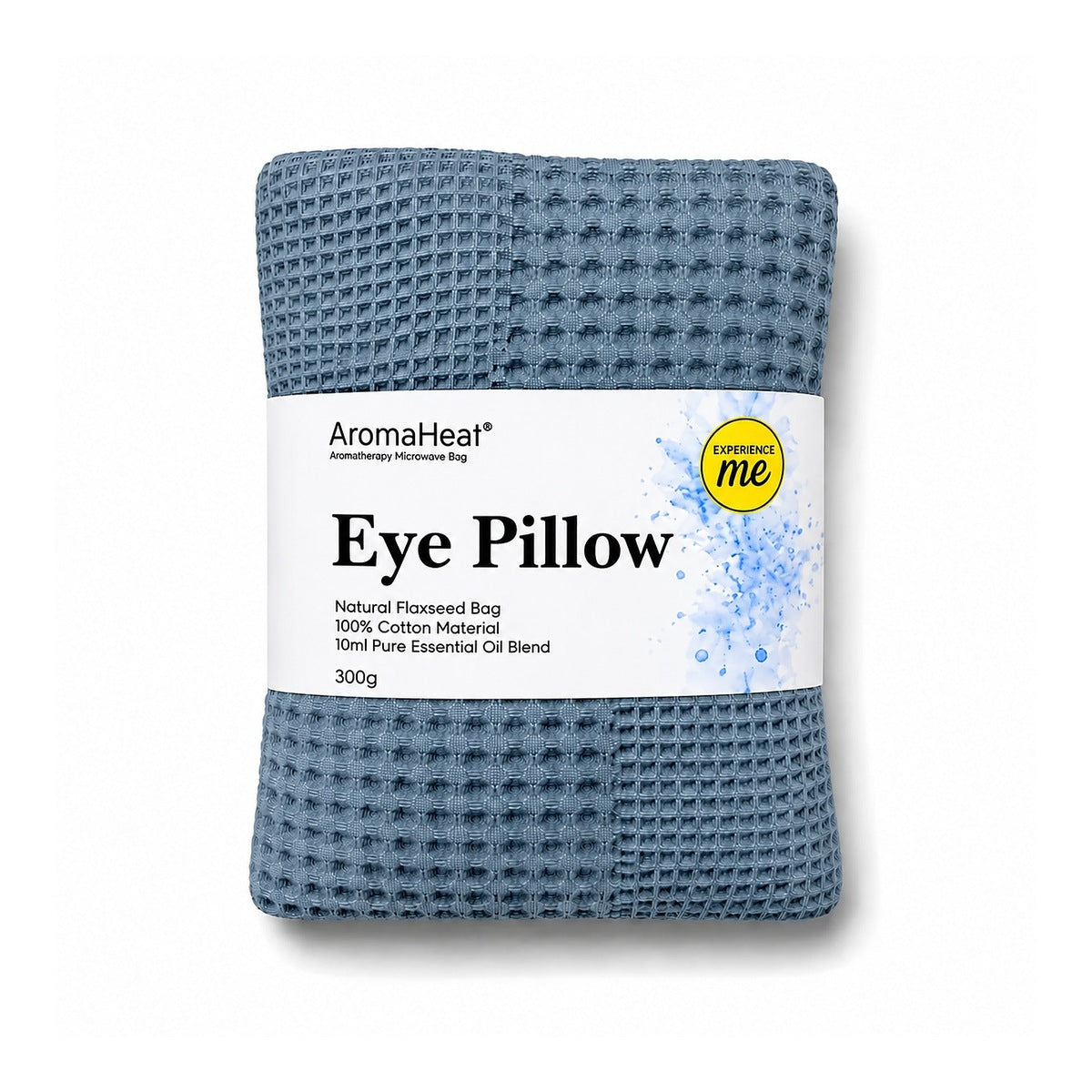 300g AromaHeat Eye Pillow - Teal Waffle Weave Relief