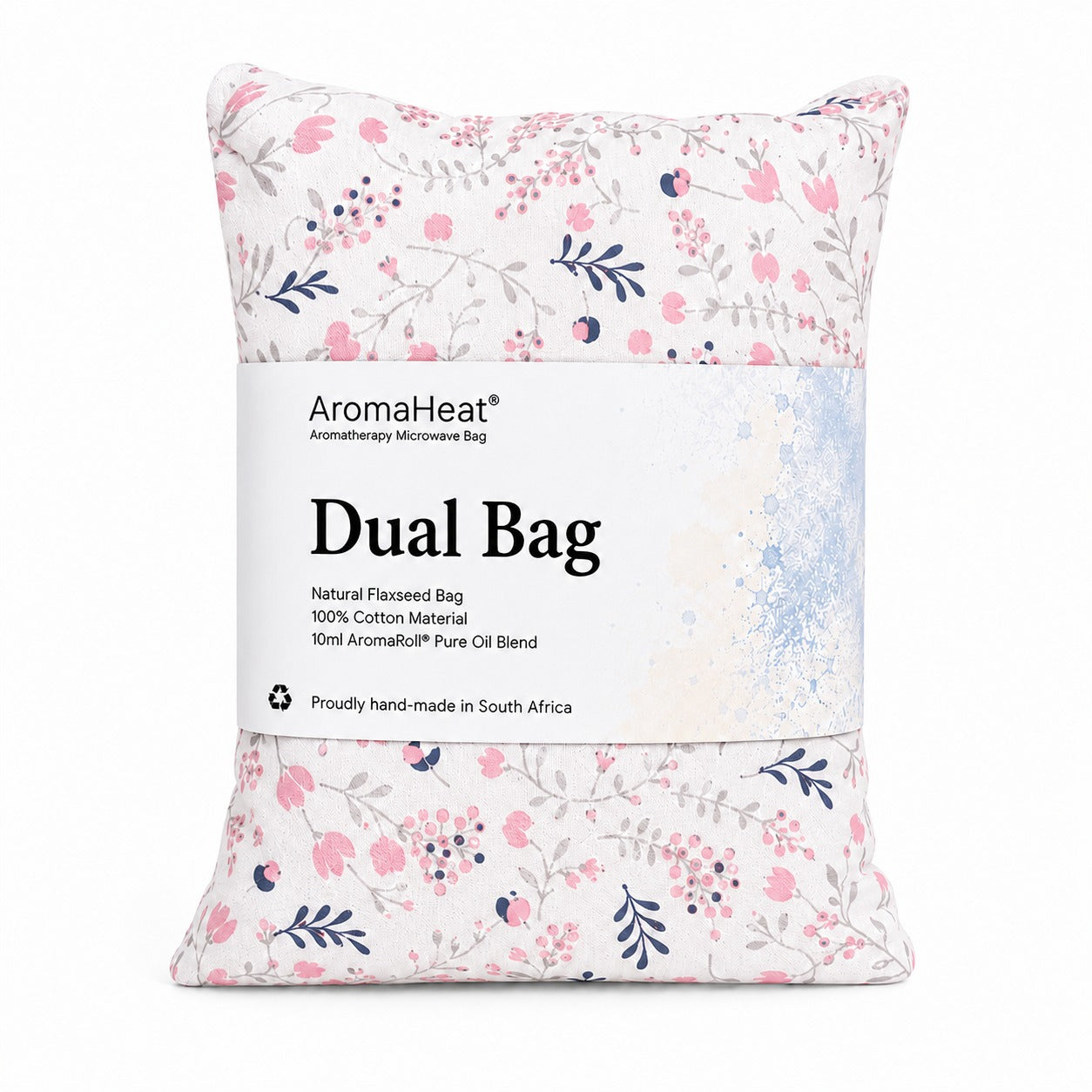 AromaHeat 900g Microwave Bag - Elegance Collection Happy