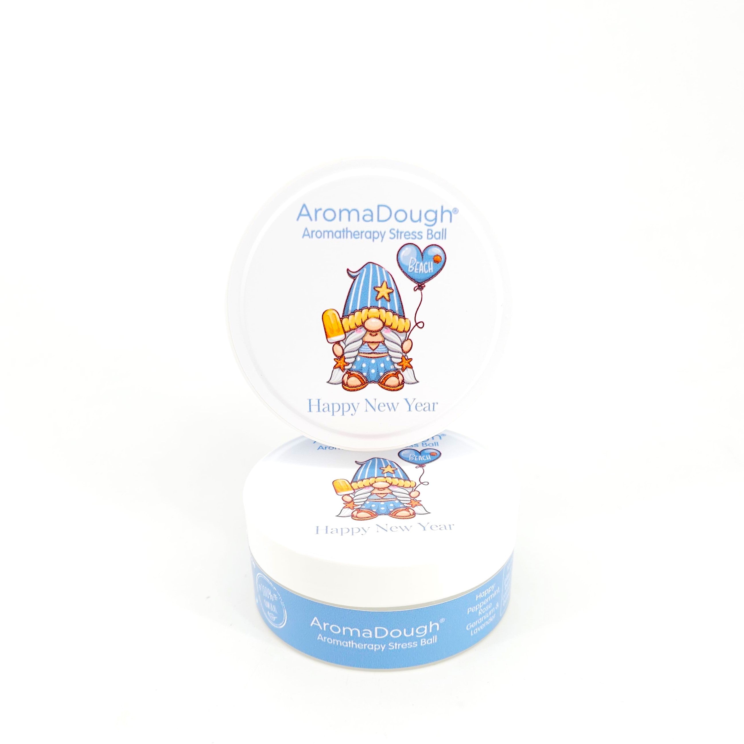 Festive Gnomes Happy New Year (Blue Version)