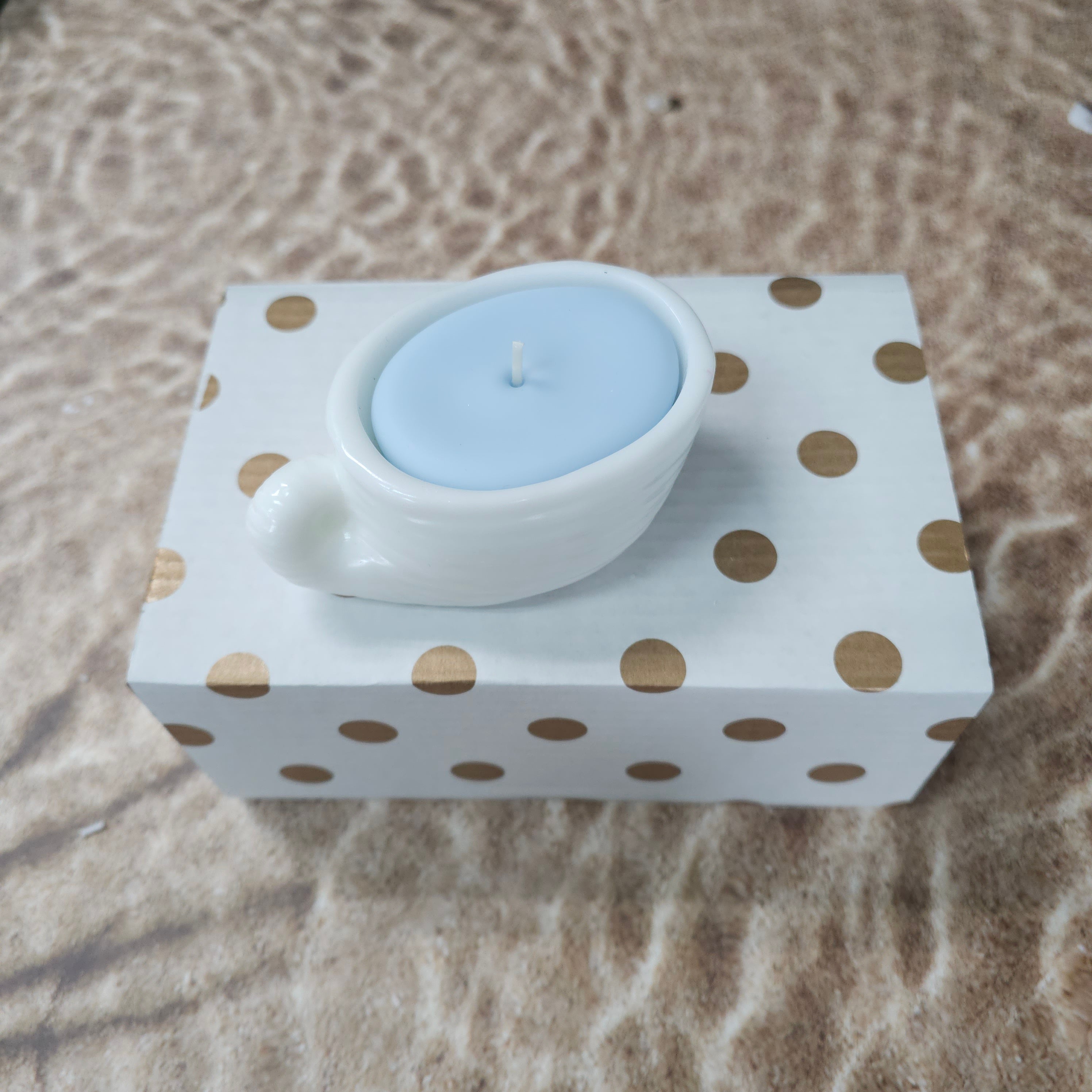 AromaGlow Candle - Oval Conch - Calm