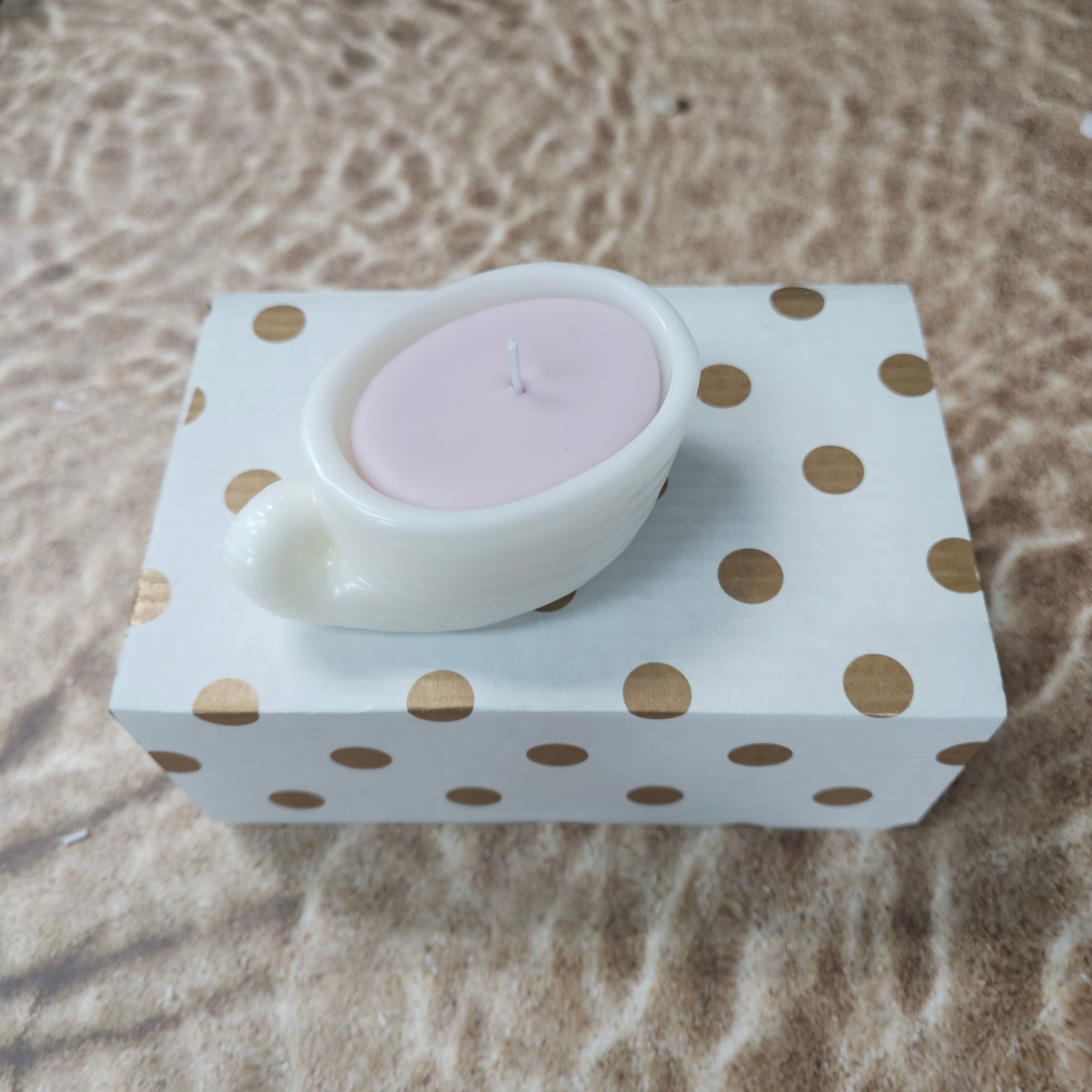 AromaGlow Candle - Oval Conch - DeStress