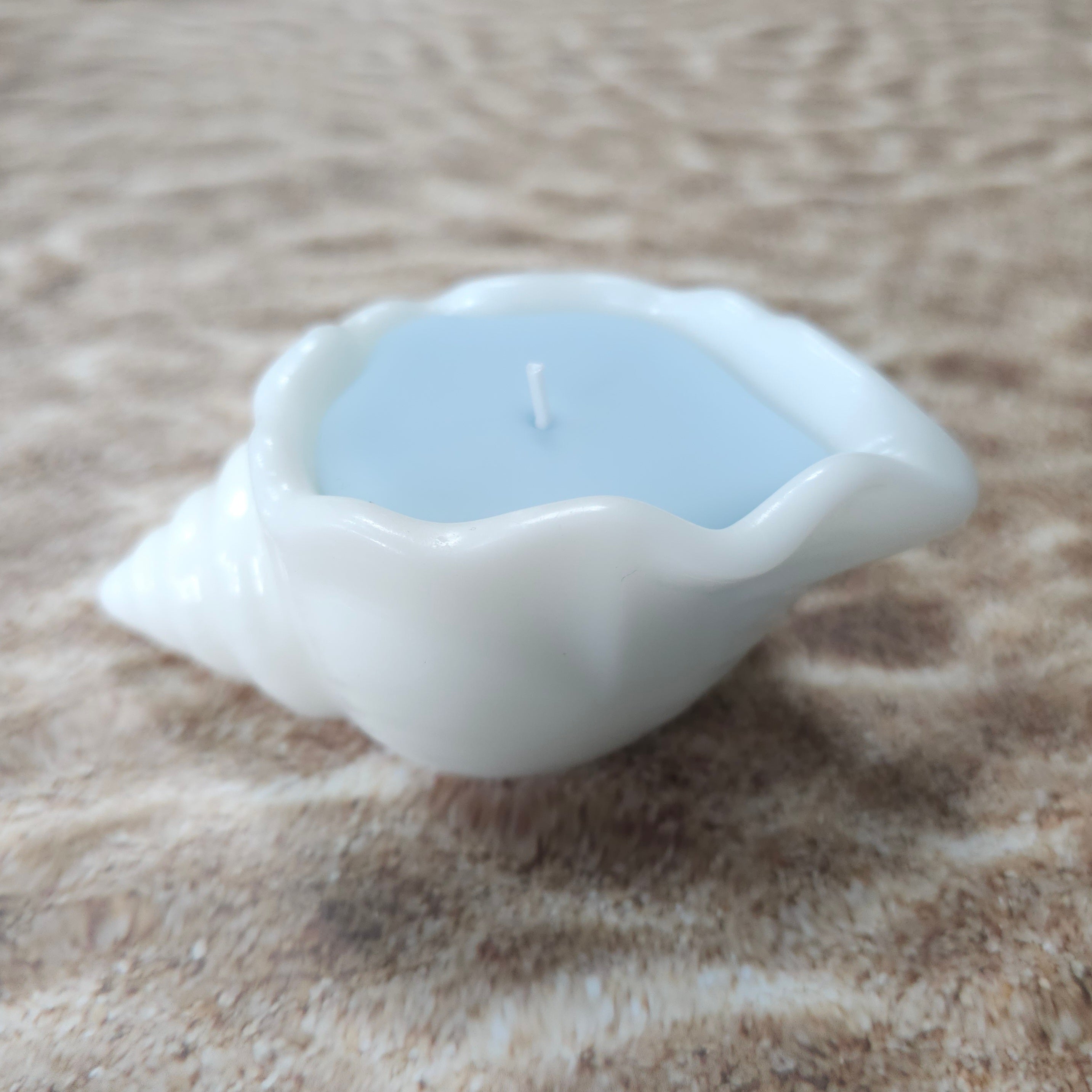 AromaGlow Candle - Small Striped Conch - Calm