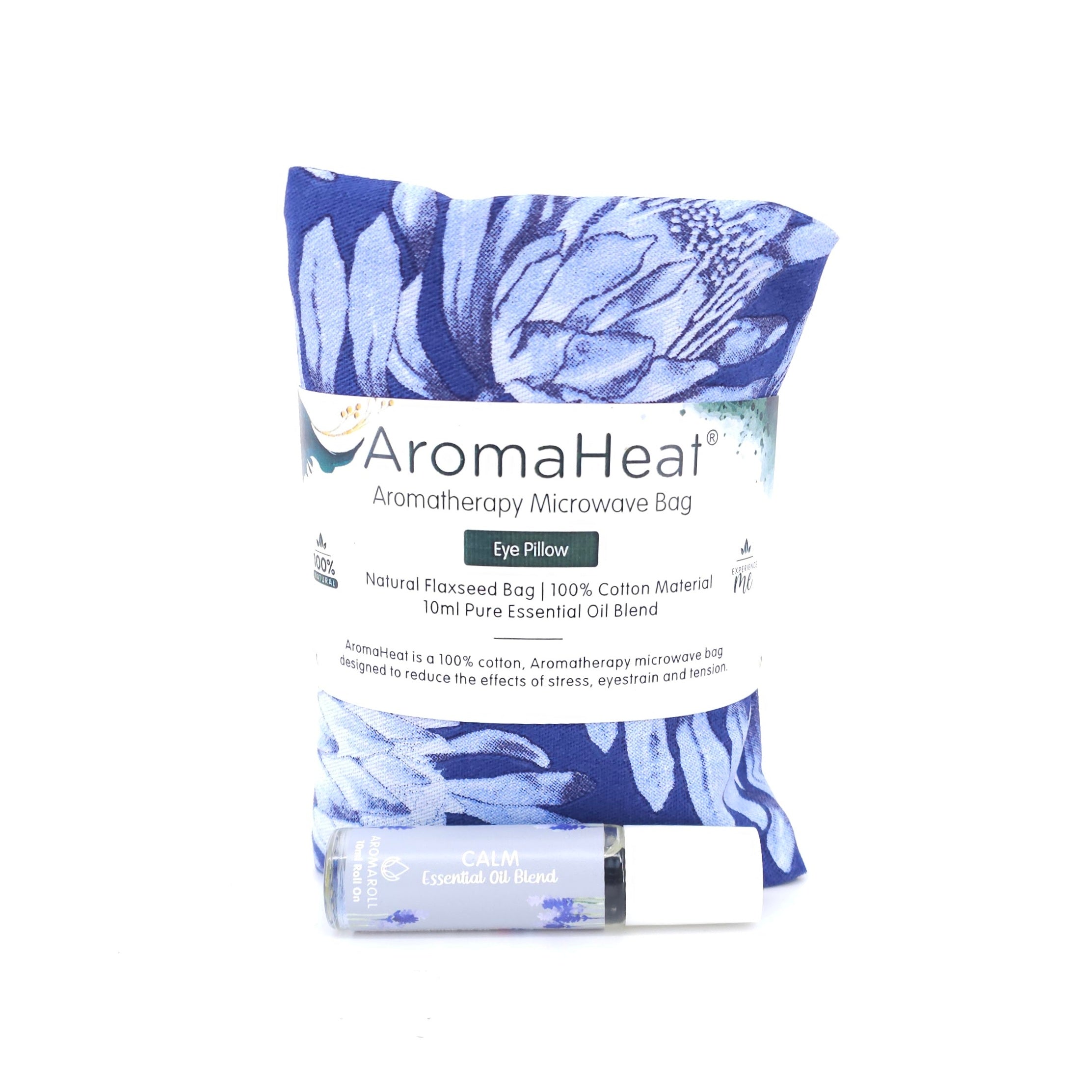 300g AromaHeat Eye Pillow - Blue Protea Calm