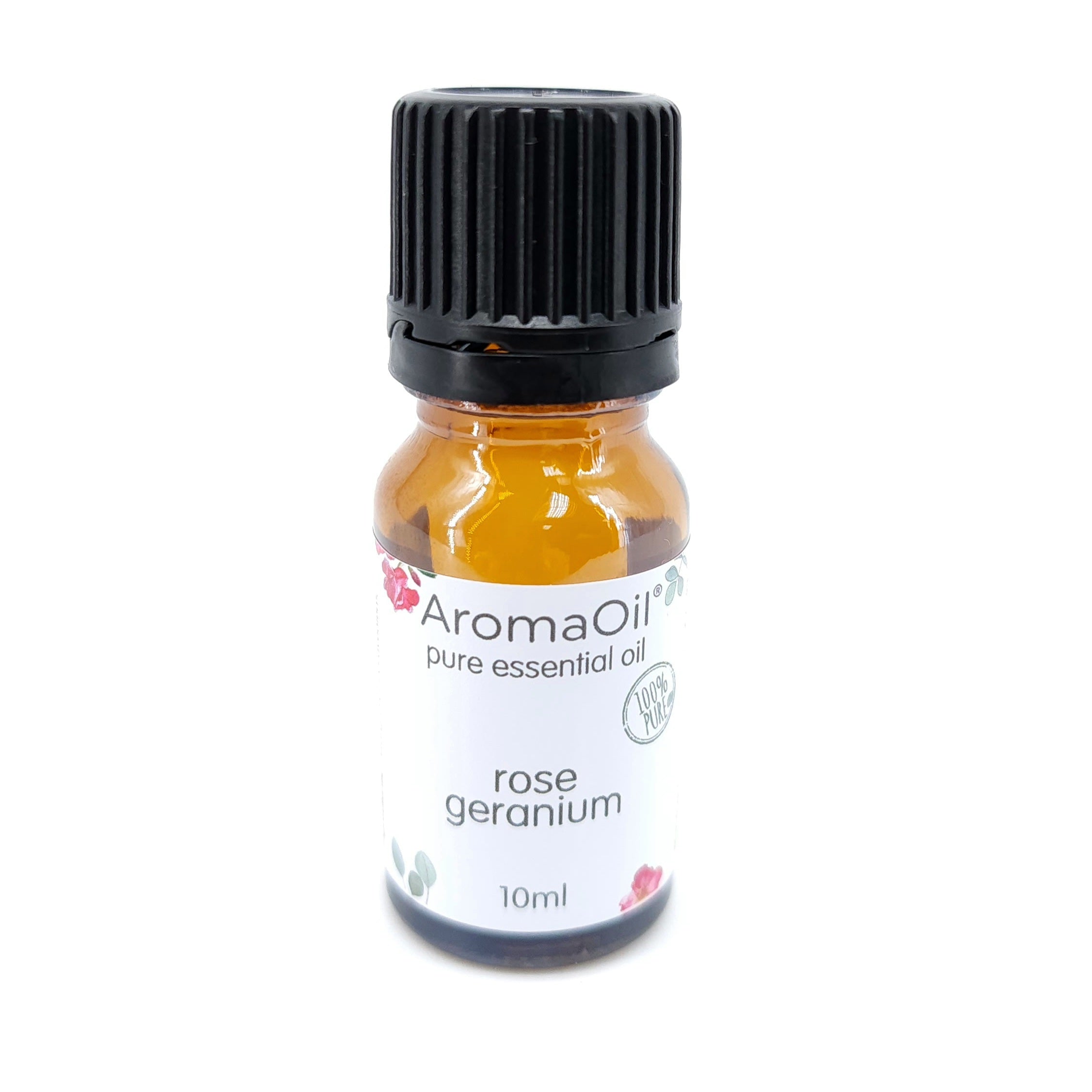 AromaOil Pure Essential Oil - Rose Geranium 10ml
