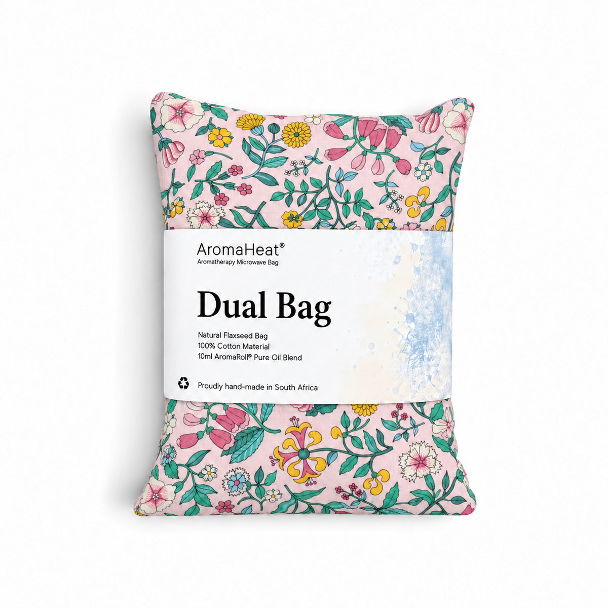 AromaHeat 900g Microwave Bag - Floral Pink Garden Relief
