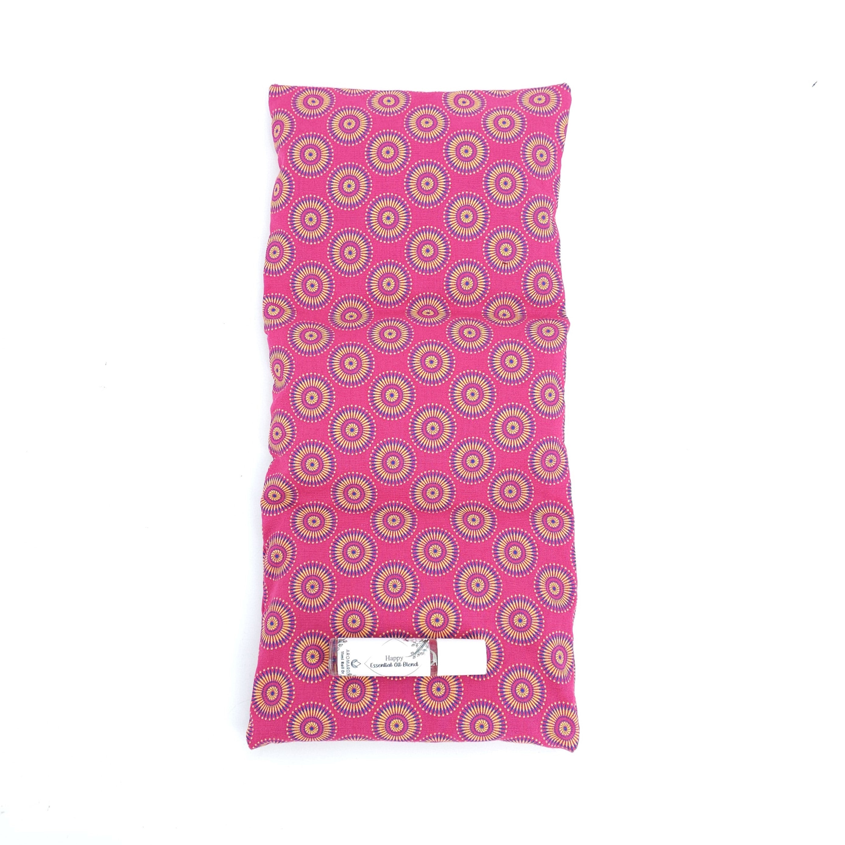 AromaHeat Happy Microwave Bag - Shweshwe Pink