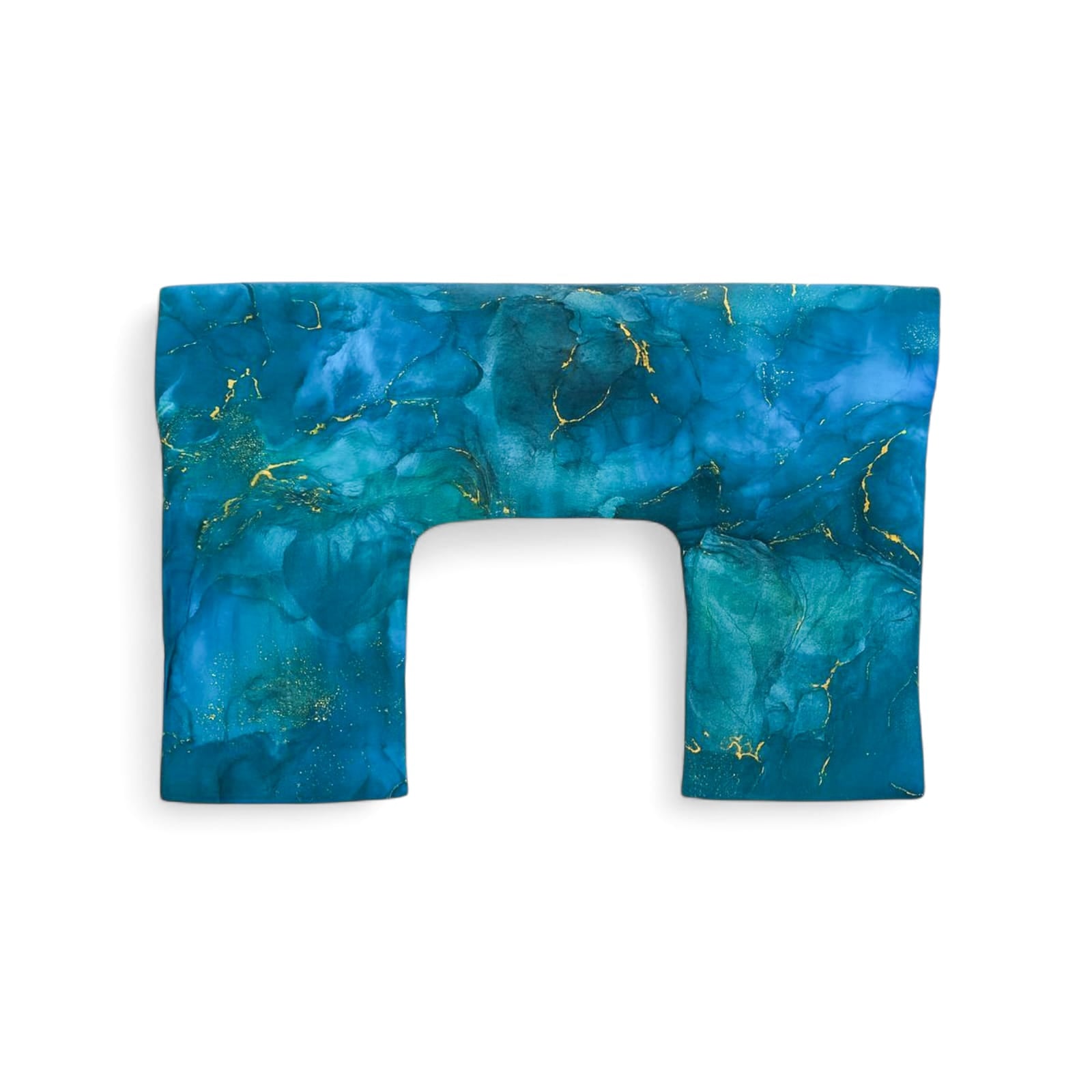 AromaHeat Neck and Shoulder Microwave Bag - Blue & Gold Calm