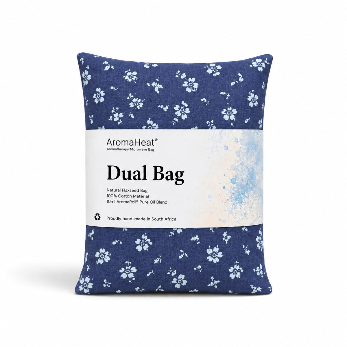 AromaHeat 900g Microwave Bag - Blue Flower Relief