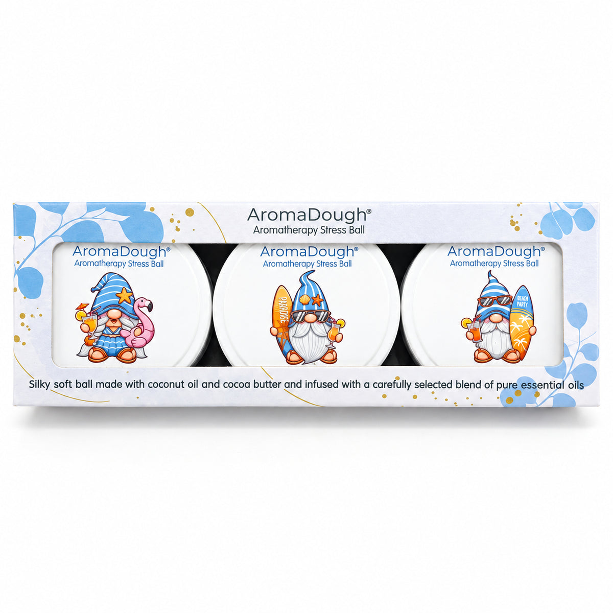 Blue Festive Gnome 3 Pack