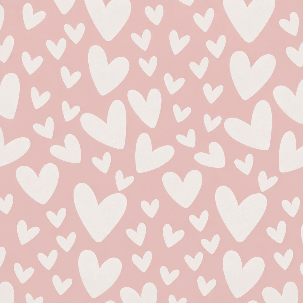 Gift Wrap - Blush Hearts