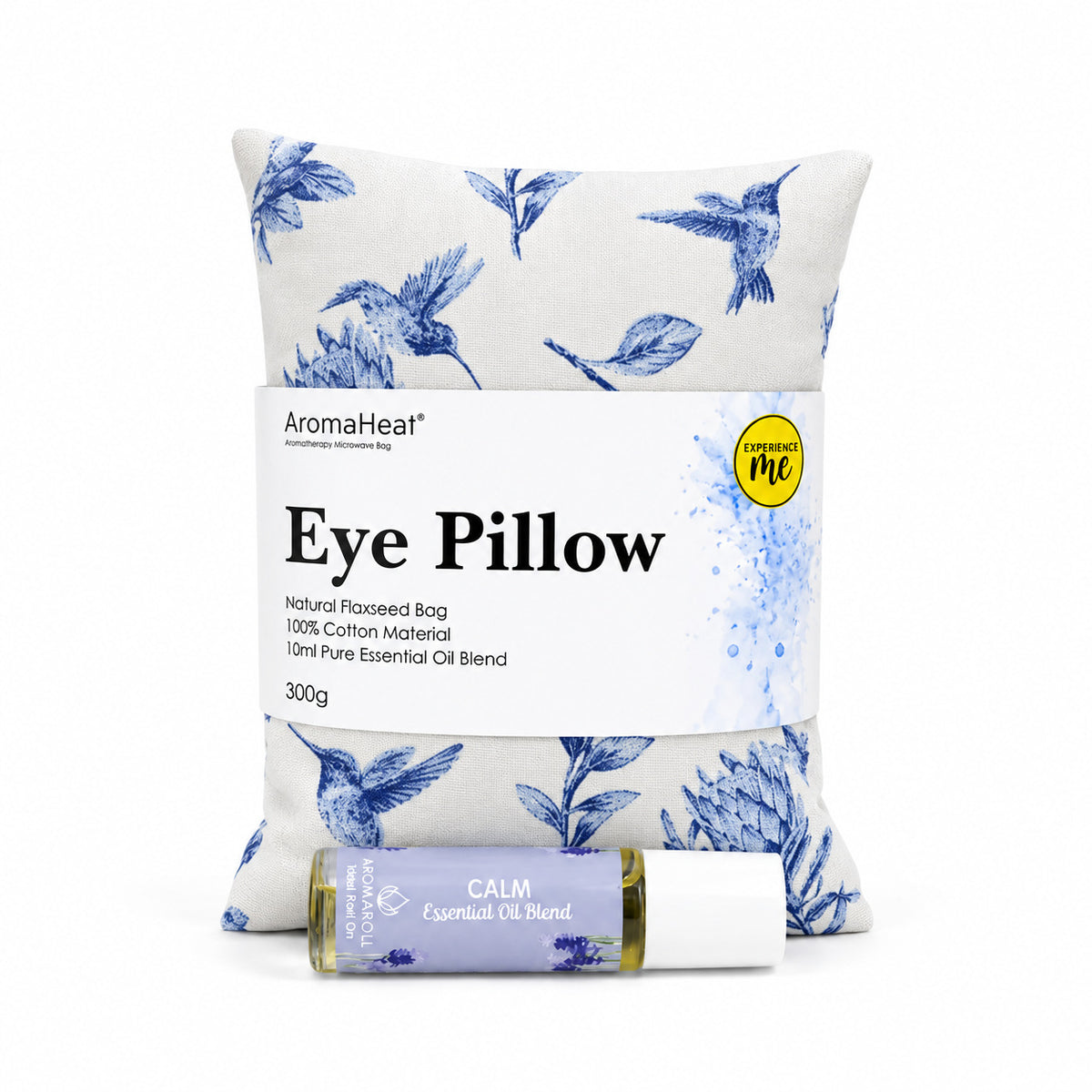 300g AromaHeat Eye Pillow - Blue & White Protea Calm