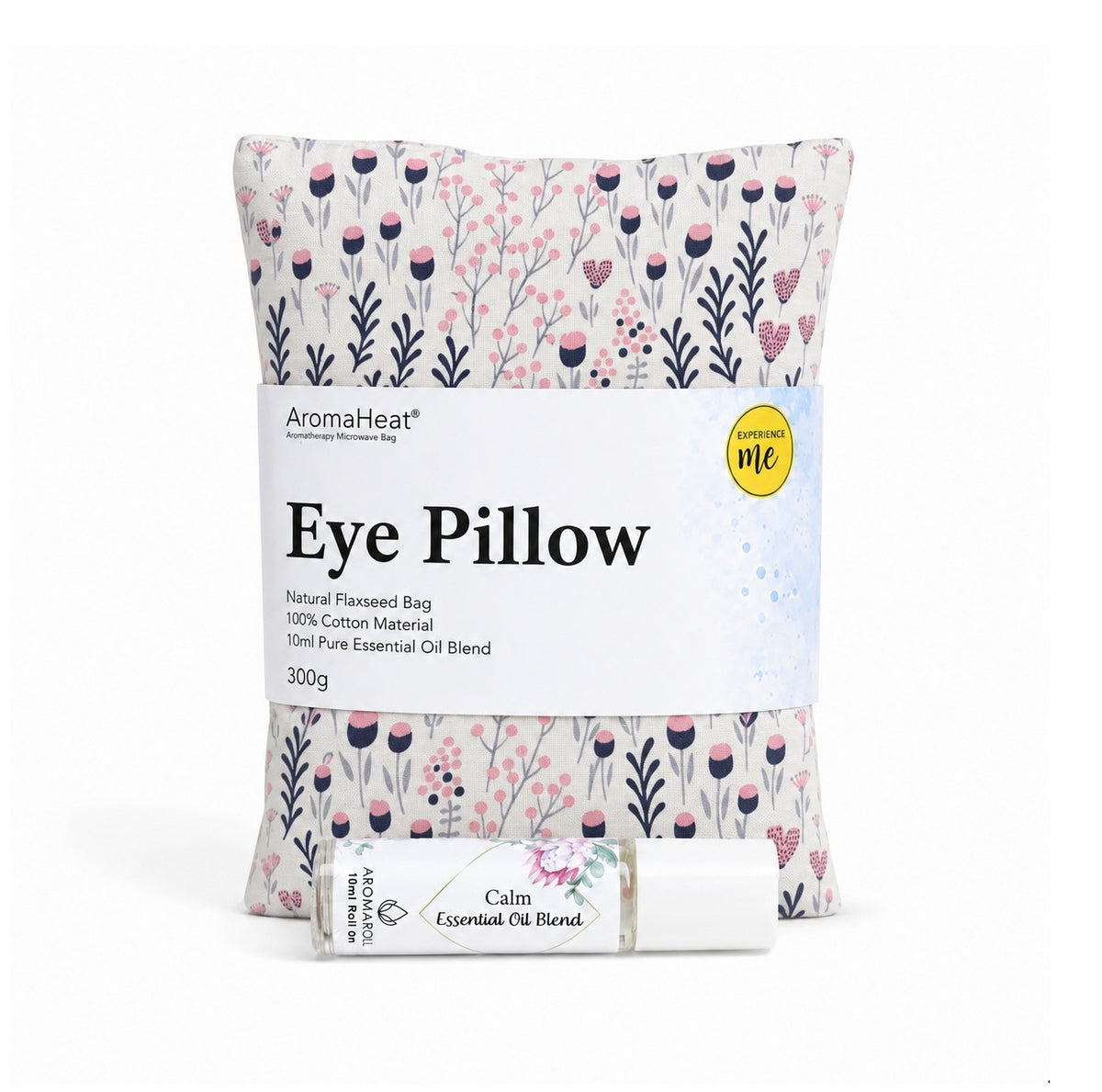 300g AromaHeat Eye Pillow - Pink Buds Calm