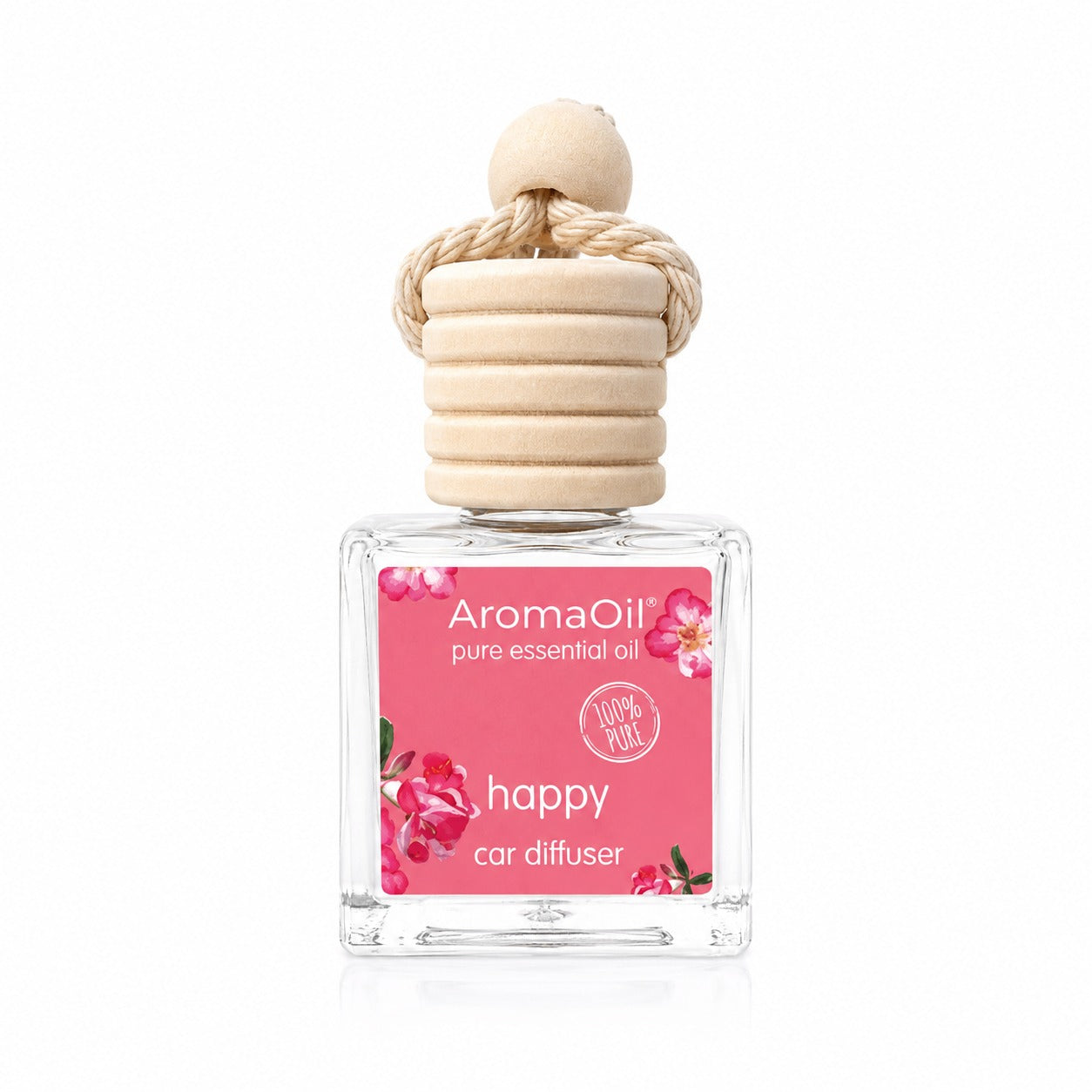 AromaOil Car Diffuser - Happy