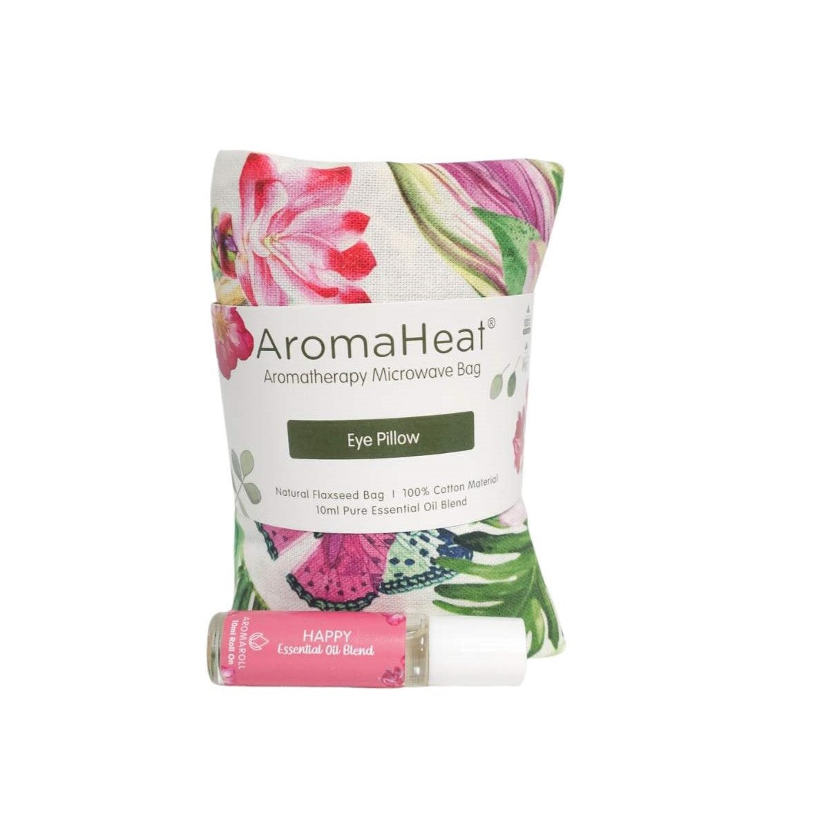 AromaHeat Eye Pillow Happy