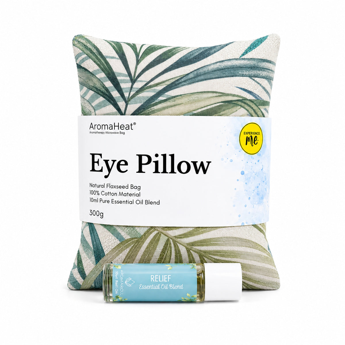 *BUY 1 GET 1 FREE* 300g AromaHeat Eye Pillow - Leafy Green Pain Relief