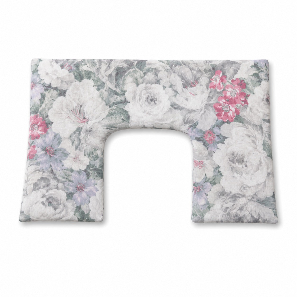 AromaHeat Neck and Shoulder Microwave Bag -  Pink & Purple Bloom Happy