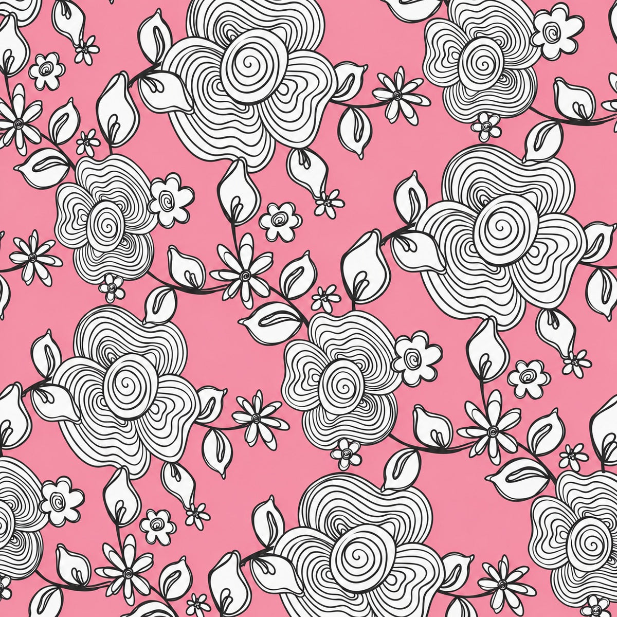 Gift Wrap - Pink Floral