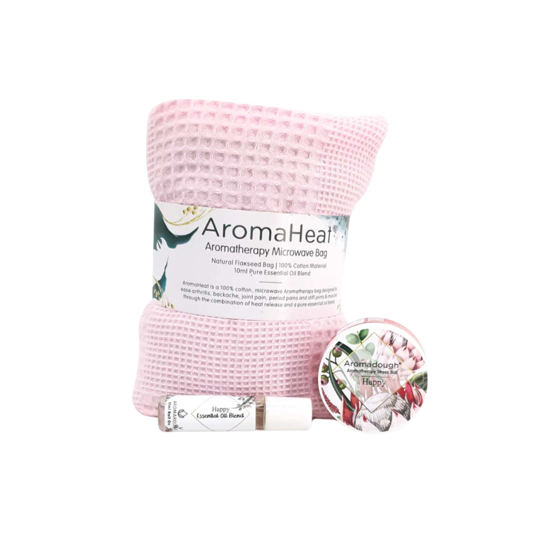 Waffle Weave Happy (Light Pink) - Set 4