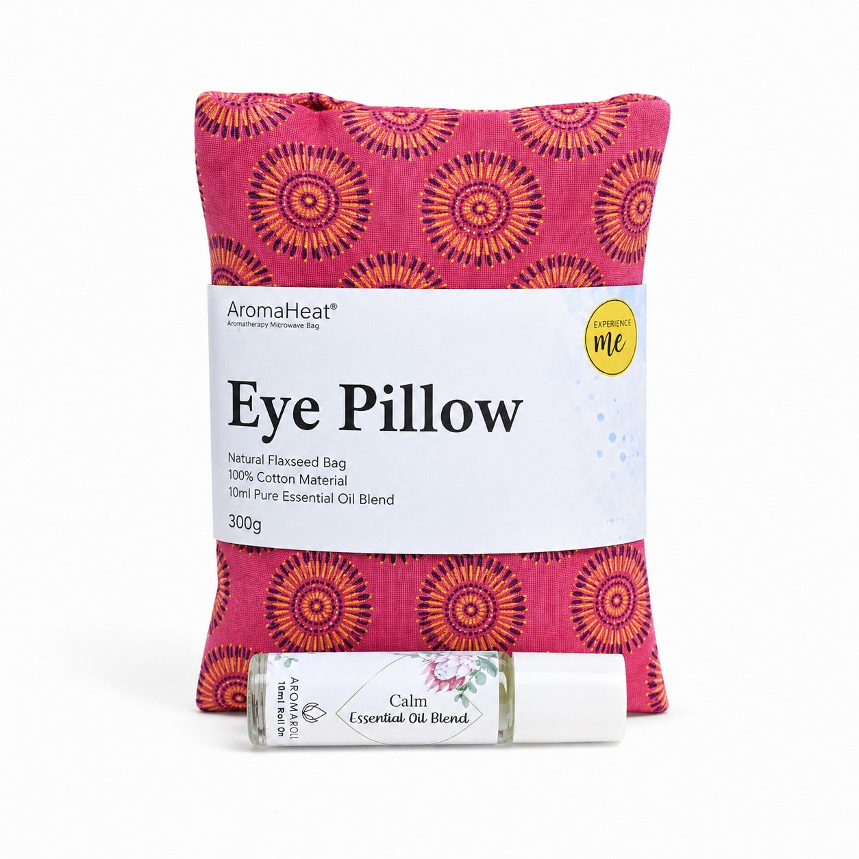 300g AromaHeat Eye Pillow - Pink Shwe Shwe Happy