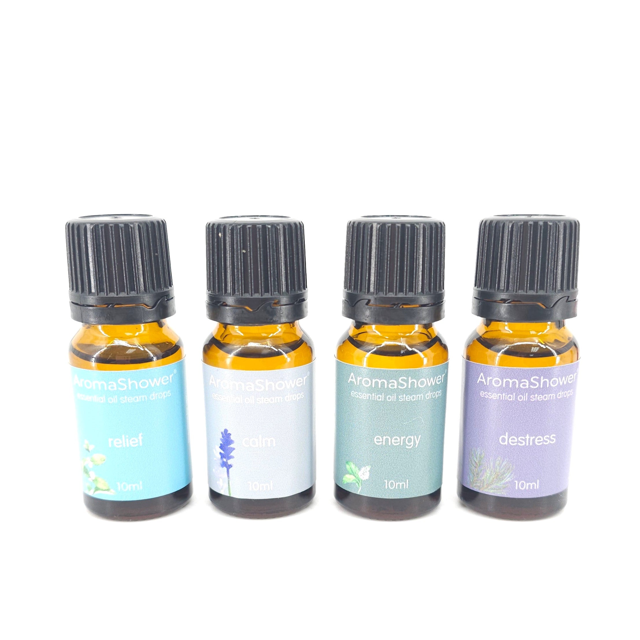 AromaShower Essential Oil Steam Drops - Set 3 – Aromadough