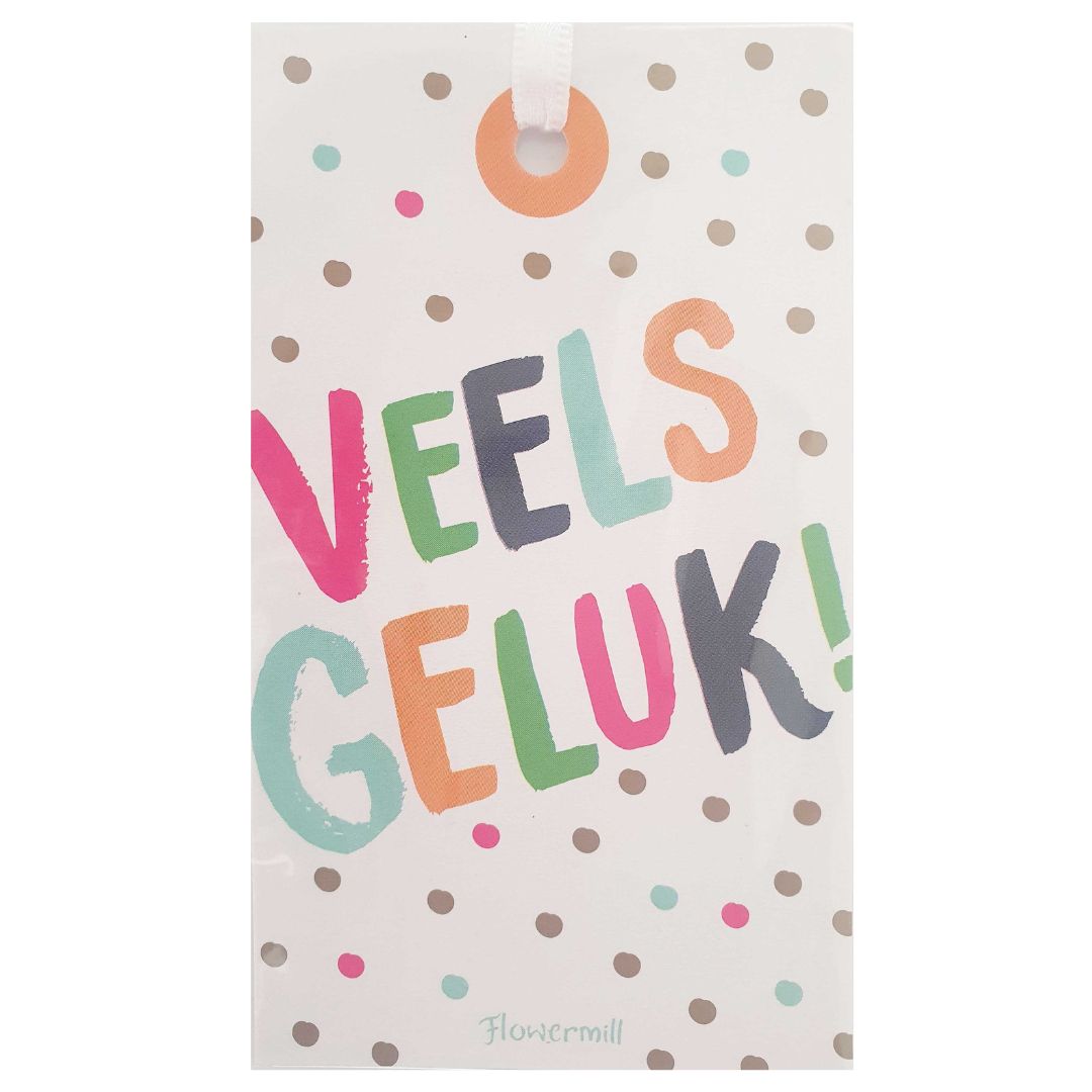 Gift Tag - Veels Geluk